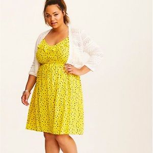 Torrid Yellow Dress 3x 🌞
